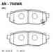Колодки тормозные дисковые задние SUBARU TRIBECA (B9) 05> AKEBONO AN-766WK - изображение