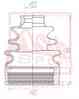 Пыльник шрус I/B (24x66x93) комплект [12] ASVA ASBTINCY2 - изображение