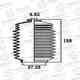 Пыльник рулевой системы AVANTECH BS0201 - изображение