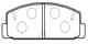 Колодки тормозные дисковые задние Mazda RX-7 III 2.6 Rotary TwinTurbo 92-96 (нов арт GK0695) CTR CKMZ-49 - изображение