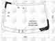 Стекло лобовое / ветровое ВАЗ 1118 Калина атермальное триплекс КМК GLASS VAZT0011 - изображение