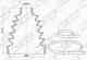 Пыльник шруса наружный FR HONDA CR-V RD5 (2 хомута. резина) SAT C-1925 - изображение
