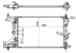 Радиатор CHEVROLET CRUZE / ORLANDO 1.8 09- / OPEL ASTRA J 1.6 09- / ZAFIRA C 1.8 10- (пластинчатый) <b>SAT CH0006</b> Радиатор CHEVROLET CRUZE / ORLANDO 1.8 09- / OPEL ASTRA J 1.6 09- / ZAFIRA C 1.8 10- (пластинчатый) <b>SAT CH0006</b> - изображение