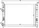 Радиатор FIAT ALBEA 03- <b>SAT FI0001</b> Радиатор FIAT ALBEA 03- <b>SAT FI0001</b> - изображение