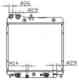 Радиатор HONDA FIT / JAZZ 5D 1.3 / 1.5 01-03 <b>SAT HD00013</b> Радиатор HONDA FIT / JAZZ 5D 1.3 / 1.5 01-03 <b>SAT HD00013</b> - изображение