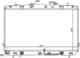 Радиатор HYUNDAI ELANTRA 1.6 / 2.0 / 2.0D 00- <b>SAT HY0003</b> Радиатор HYUNDAI ELANTRA 1.6 / 2.0 / 2.0D 00- <b>SAT HY0003</b> - изображение