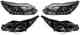 Фара FORD FOCUS III 11-15 черные, линза, комплект <b>SONAR SN-431-11A7P-BL</b> Фара FORD FOCUS III 11-15 черные, линза, комплект <b>SONAR SN-431-11A7P-BL</b> - изображение
