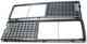 Решетка радиатора ВАЗ 2106 черная комплект ПЛАСТИК (2106-8401012 + 2106-8401013) - изображение