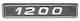 Заводской знак 1200 ПЛАСТИК (21051-8212174-20) - изображение