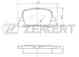 Колодки торм. диск. зад Geely Vision 05- Lifan Solano (620) 08- Toyota Caldina III 02- Camry (V20 ZEKKERT BS-1865 - изображение