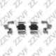Ремкомплект установочных скоб колодок тормозных задних MITSUBISHI LANCER (CSClassic) (03-08) ZZVF ZVCER217 - изображение