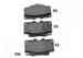 Колодки тормозные дисковые передний для TOYOTA LAND CRUISER 90(#J9#), LAND CRUISER(#J7#, BJ7#, HZJ7#, KZJ7#, LJ7#, PZJ7#, RJ7#) ASHIKA 50-02-256 - изображение