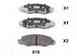 Колодки тормозные дисковые передний для SUZUKI SWIFT(AH,AJ,EA,MA) ASHIKA 50-08-818 - изображение
