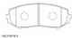 Колодки тормозные дисковые передний для SUZUKI GRAND VITARA(JT) ASIMCO KD3707 - изображение
