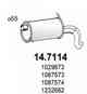 Глушитель выхлопных газов конечный ASSO 14.7114 - изображение