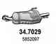 Глушитель выхлопных газов конечный ASSO 34.7029 - изображение