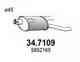 Глушитель выхлопных газов конечный ASSO 34.7109 - изображение