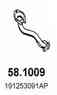 Труба выхлопного газа ASSO 58.1009 - изображение