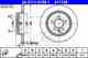 Тормозной диск ATE 411158 / 24.0111-0158.1 - изображение
