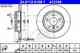 Тормозной диск ATE 412166 / 24.0112-0166.1 - изображение