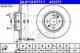 Тормозной диск ATE 412171 / 24.0112-0171.1 - изображение
