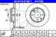Тормозной диск ATE 413185 / 24.0113-0185.1 - изображение