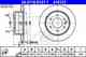 Тормозной диск ATE 416121 / 24.0116-0121.1 - изображение