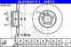 Тормозной диск ATE 418111 / 24.0118-0111.1 - изображение