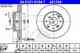 Тормозной диск ATE 421104 / 24.0121-0104.1 - изображение