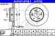 Тормозной диск ATE 421702 / 24.0121-0702.1 - изображение
