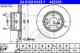 Тормозной диск ATE 422103 / 24.0122-0103.1 - изображение