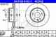 Тормозной диск ATE 422162 / 24.0122-0162.1 - изображение
