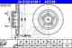 Тормозной диск ATE 422198 / 24.0122-0198.1 - изображение