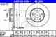 Тормозной диск ATE 422256 / 24.0122-0256.1 - изображение