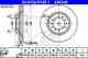 Тормозной диск ATE 424140 / 24.0124-0140.1 - изображение