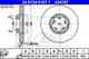Тормозной диск ATE 424167 / 24.0124-0167.1 - изображение