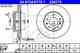 Тормозной диск ATE 424175 / 24.0124-0175.1 - изображение