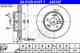Тормозной диск ATE 425107 / 24.0125-0107.1 - изображение