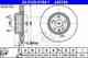 Тормозной диск ATE 425184 / 24.0125-0184.1 - изображение