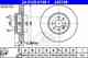 Тормозной диск ATE 425198 / 24.0125-0198.1 - изображение