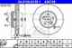 Тормозной диск ATE 426139 / 24.0126-0139.1 - изображение