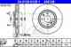 Тормозной диск ATE 428128 / 24.0128-0128.1 - изображение