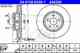 Тормозной диск ATE 428250 / 24.0128-0250.1 - изображение