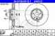 Тормозной диск ATE 430212 / 24.0130-0212.1 - изображение