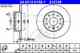 Тормозной диск ATE 512158 / 24.0312-0158.1 - изображение
