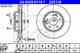 Тормозной диск ATE 525110 / 24.0325-0110.1 - изображение