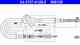 Трос стояночной тормозной системы ATE 580128 / 24.3727-0128.2 - изображение