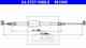 Трос стояночной тормозной системы ATE 581069 / 24.3727-1069.2 - изображение