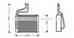 Радиатор отопления салона AVA QUALITY COOLING FD6286 - изображение