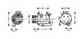 Компрессор кондиционера для HONDA CIVIC(FA, FK,FD,FN), FR(BE) AVA QUALITY COOLING HDAK208 - изображение